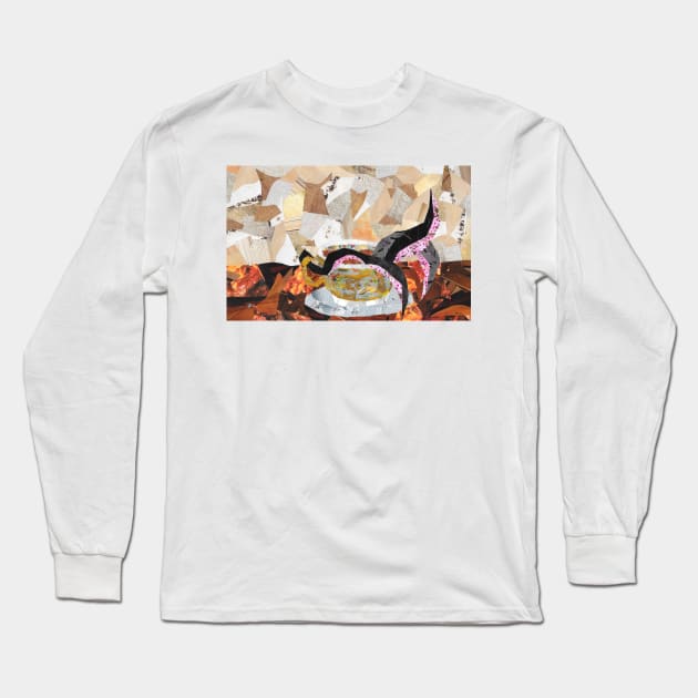 Kraken in Tea Long Sleeve T-Shirt by cajunhusker